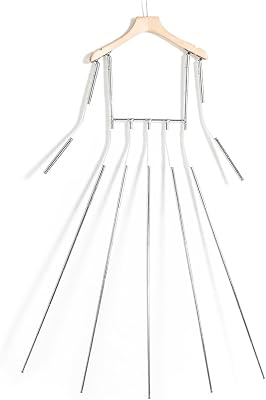NYZAL Metal Frame Coat Mannequin Hangers with Adjustable Waist and Arms, Fashionable Dress Form for Hoodie, Coat, Jacket, Sweater, Dress, Adjustable Mannequin Dress Form