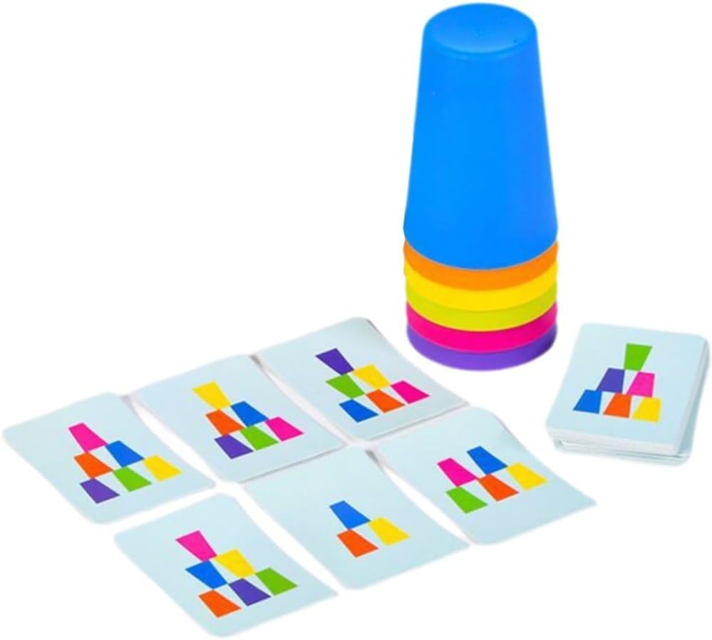 stacking cup set funny quick cup stacking cup training game for parents and kids speed cup game interactive stacking cup game