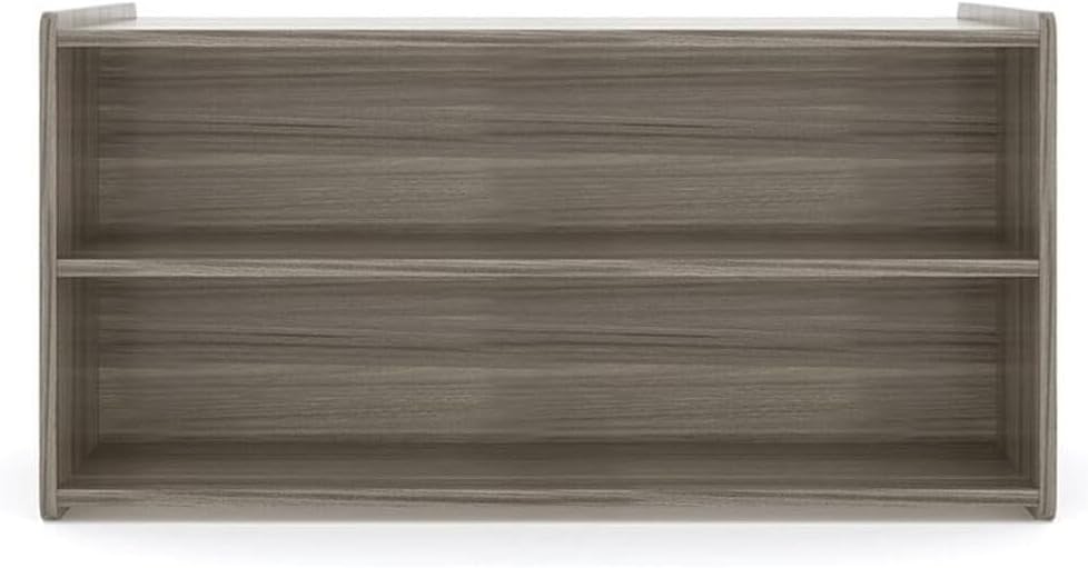 Rococo Radiance Shelf Storage, Ready-to-Assemble, Flat Surface Design - 45.92 L x 23.15 W x 23.15 H, Grey Finish, 107 Lbs, 5