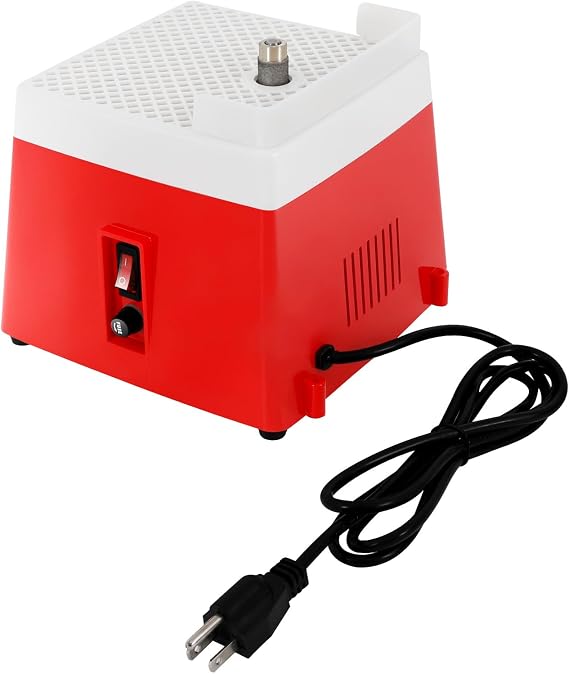 Portable Stained Glass Grinder Machine, 64W 110V Power Stained Grinder with Diamond Head BBench Grinder Tool Machine 4200RPM