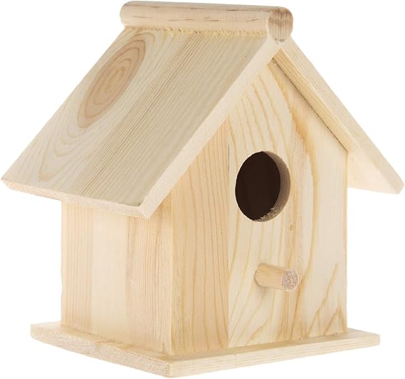 Hobby Lobby Woodpile Fun! Unfinished Wood Birdhouse for Kids and Adults