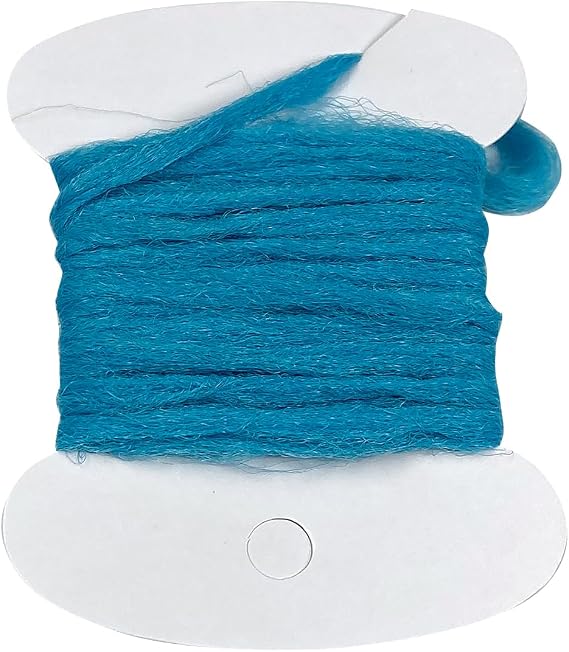CREATIVE ANGLER Float Poly Yarn - Professional Synthetic Fly Tying Material - Lightweight & Moisture-Resistant - Perfect for Dry Flies & Strike Indicators (3 Yards) (Aqua)