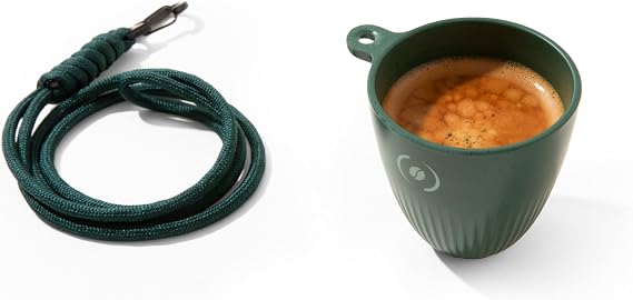 OutIn Espresso Cup, Espresso Shots Cup Made From Coffee Ground with Lanyard, 3 oz Small Coffee Cup Perfect for OutIn Nano