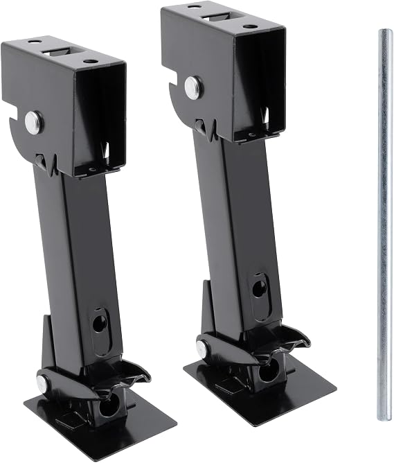 ToughGrade RV Telescoping Trailer Stabilizer Jacks | 1000lb Capacity Each | Adjustable 11.5"-17.75" | 2 Pack