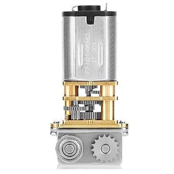 DC 12V Metal Gearwheel Gear Motor, 11RPM N20 Right Angle Metal Micro Gear Motor for DIY RC Toys GM12YN20-3DP