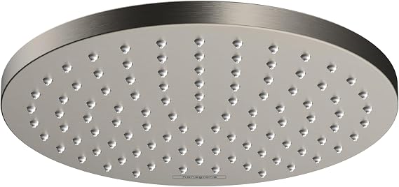 hansgrohe Vernis Blend Rain Showerhead 1-Spray Rain in Brushed Nickel, 1.75 GPM, 26277821