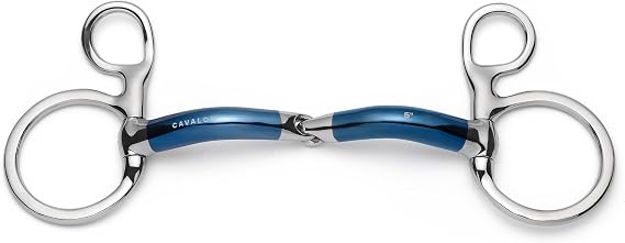 Baucher Horse Bit, Locking Single Joint Sweet Iron