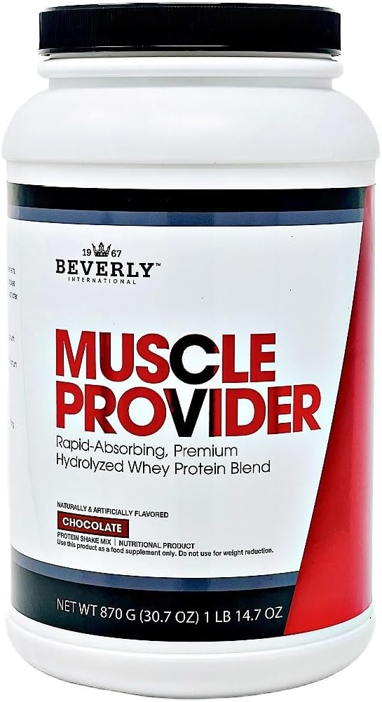 Beverly International Muscle Provider Whey Protein, Chocolate, 28 Servings