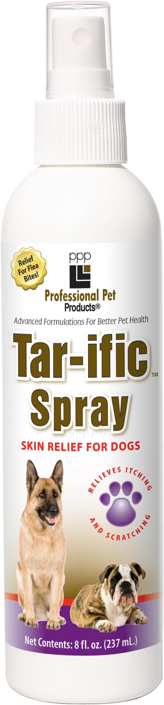 PPP Pet Tar-ific Skin Spray, 8-Ounce