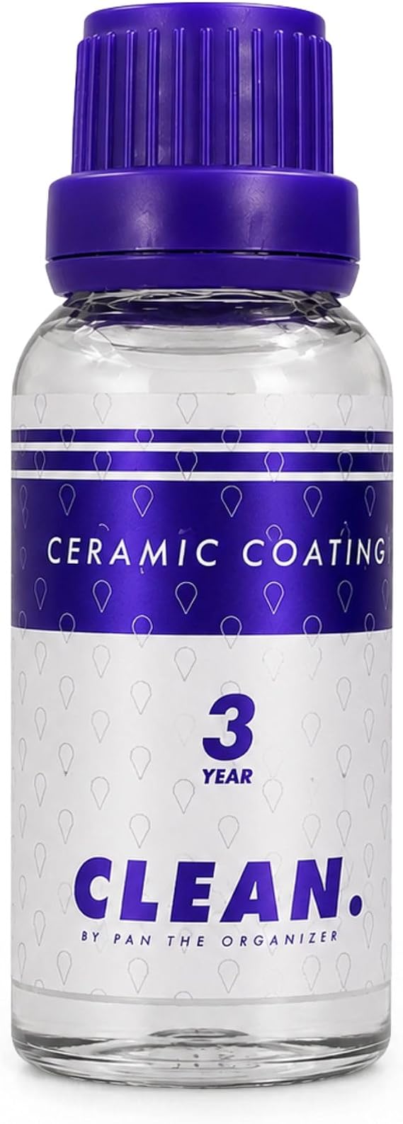 CLEAN. Ceramic Coating 3-Year High-Gloss & Extreme Hydrophobics 30ml