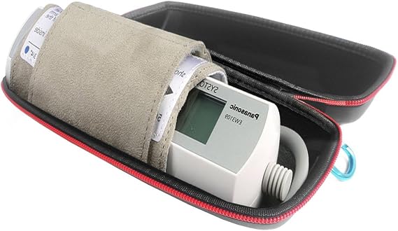 Hard Case Compatible for Panasonic EW3109W Portable Upper Arm Blood Pressure Monitor