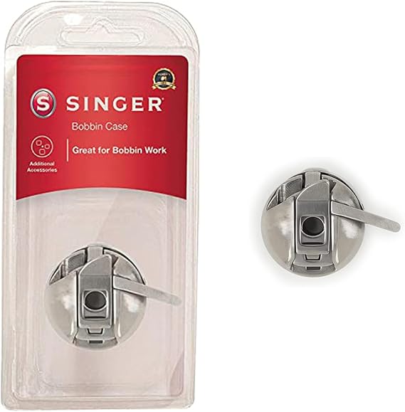 SINGER Bobbin Case Class 15, Front-Loading System, | spare sewing machine part with adjustable tension, Compatible with SINGER tradition, simple, promise, brilliance models