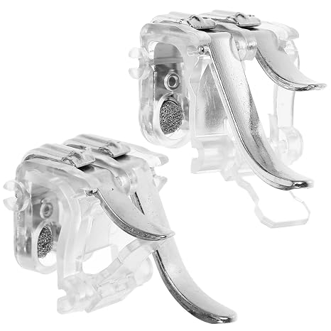 Gadpiparty Phone Gaming Triggers, Mobile Gaming Triggers, Lightweight Controller Game Handle Accessories Compatible with Popular Shooting Games
