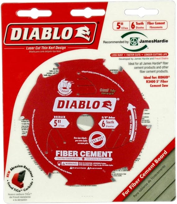 Diablo Carbide Fiber Cement HardiBlade