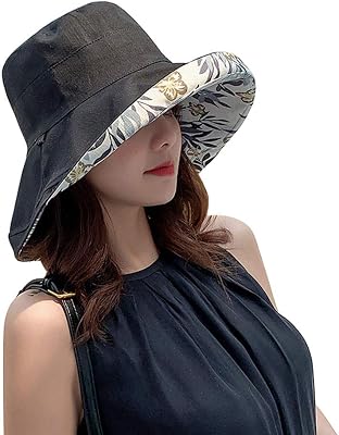 FaroDor Womens Reversible Bucket Hat UV Protection Packable Travel Cap Wide Brim Sun Hats