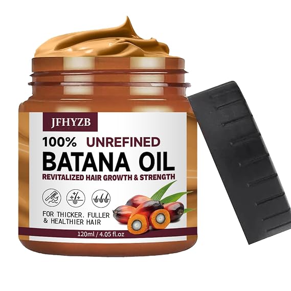 Batana Oil from Honduras - 4.05oz/120ml Unrefined Natural Oil for Visibly Thicker, Healthier Hair of All Types