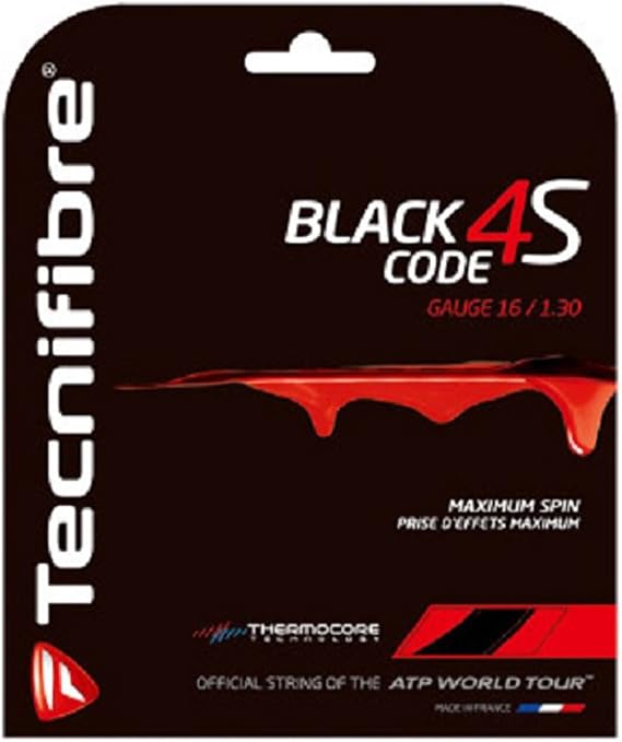 Tecnifibre Black Code 4S (16-1.30mm) String Set