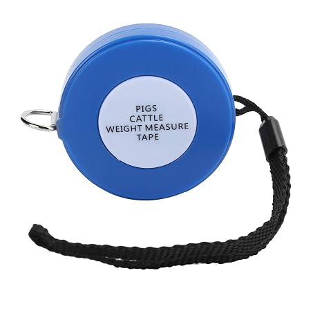 Body Weight Tape Measure,Pig Weight Measuring Tape Retractable Animal Measuring Tape Farm Equipment for Pig Cattle Sheep 2.5m
