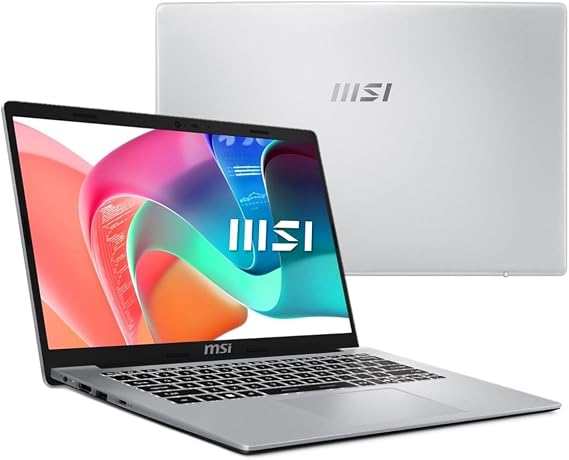 EXCaliberPC [2024] MSI Modern 14 F1MG-011US Pro Extreme (Intel Core 7 150U, 64GB DDR4 RAM, 4TB NVMe SSD, Intel Graphics, 14" FHD, Windows 11 Pro) Professional Laptop - Urban Silver