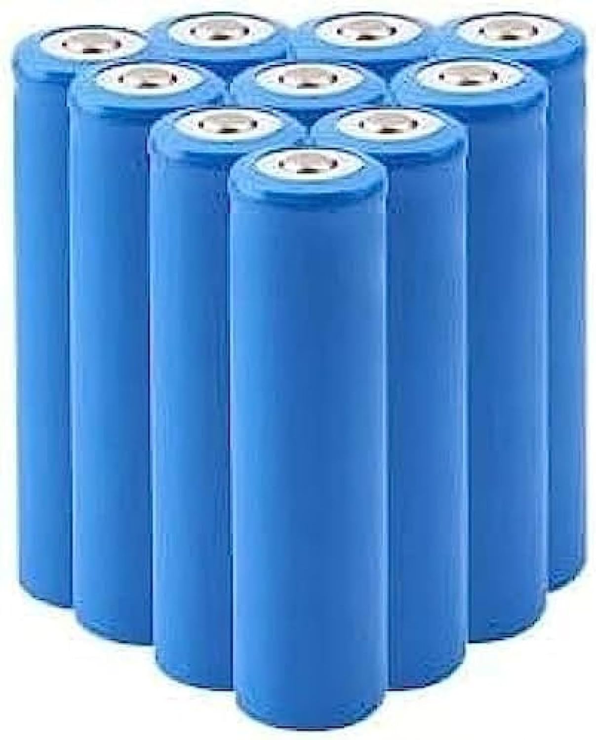 3.7 ion, 5000 mA, Large Capacity ICR, Superior wit Button for LED, Main lamp, doorbells, 10 Units