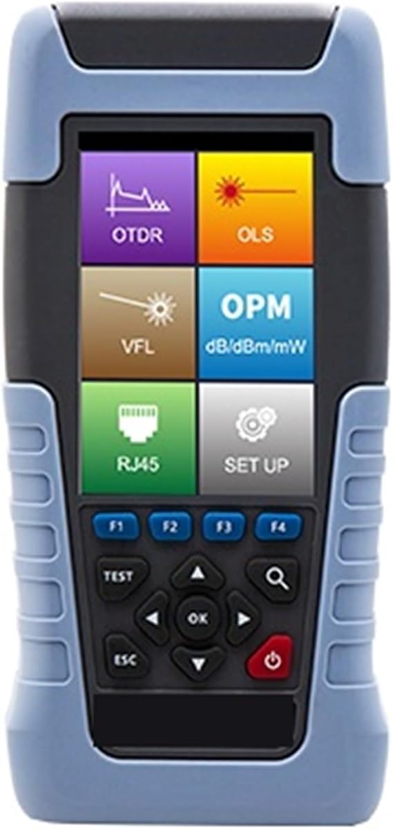 Network Cable Tester, OTDR FHO1000 Handheld Fiber Optic Tester 100km 1310 1550nm 28 26dB,DIY Tools