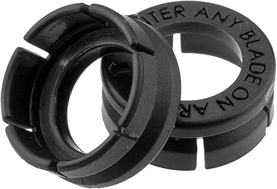 Rage Replacement Shock Collar for Rage 3 Blade Chisel Tip SC 1.6" Cut Chisel Tip X 3 Pack NEW,Black