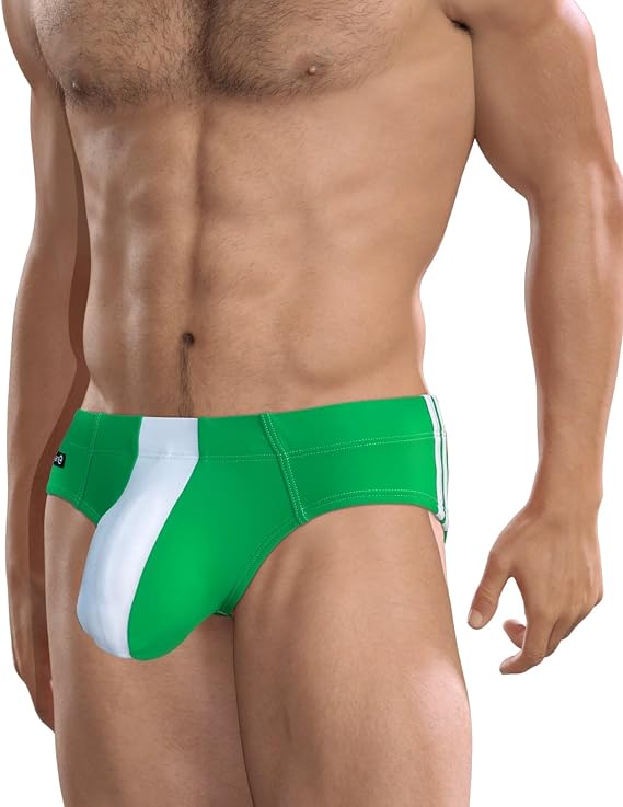 Wildmant Big Boy Pouch Swim Brief Green