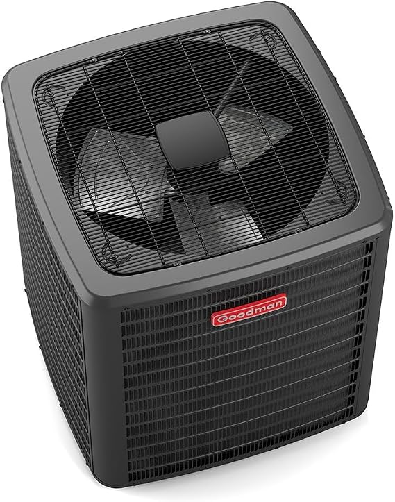 Goodman 3 Ton 14.4 SEER2 R32 Heat Pump Condenser & Thermostat, Model GLZS4BA3610,PRS3110