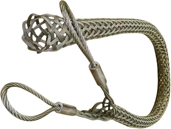 Wire & Cable Mesh Pulling Grip, Double Head Cable Pulls, Suitable for Light & Heavy Cables (D:88-101mm 3.46"-3.97")
