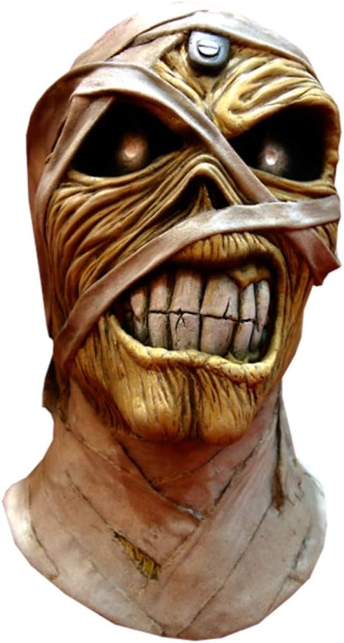 Trick Or Treat Studios Iron Maiden Powerslave Mummy Eddie Mask