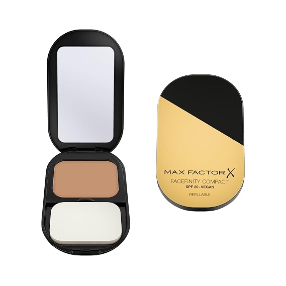 New Max Factor Facefinity Compact Foundation SPF20-02 Ivory