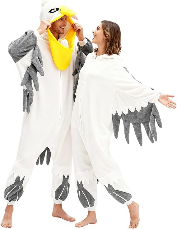 ABPTBAZ Pelican Onesie Adult Halloween Costume Cosplay Women men