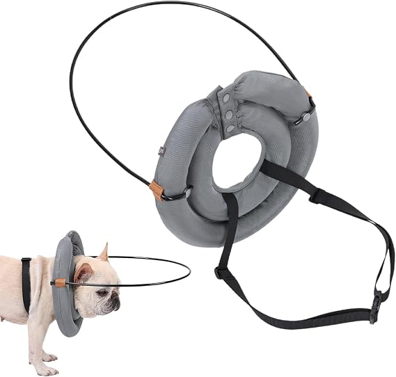 Pet Anti-collision Ring Adjustable Blind Dog, Protective Headwear For Blind Dogs For Walking, Gentle Protection Use With Vision-Impaired Dogs, Enhancing Mobility And Preventing For Indoor Outdoor