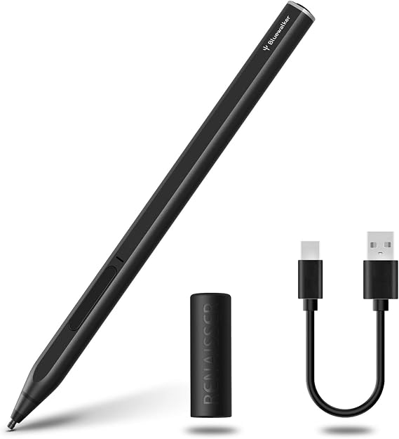 RENAISSER Raphael 520BT Stylus Pen for Surface, Bluetooth for Remote Control, Designed in Houston, Made in Taiwan, 4096 Levels of Pressure Sensitivity, Magnetic Attachment, Rechargeable