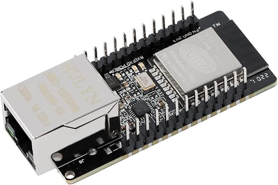 WT32-ETH01 ESP32 Development Board, Embedded Serial Port to Ethernet & Wi-Fi/Bluetooth Dual-Mode Support