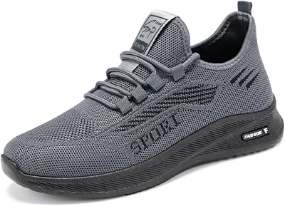 Mens Walking Shoes Outdoor Indoor Ultra Light Running Casual Sneakers Slip-on Workout Tennis Shoes for Male Mesh Breathable Comfort