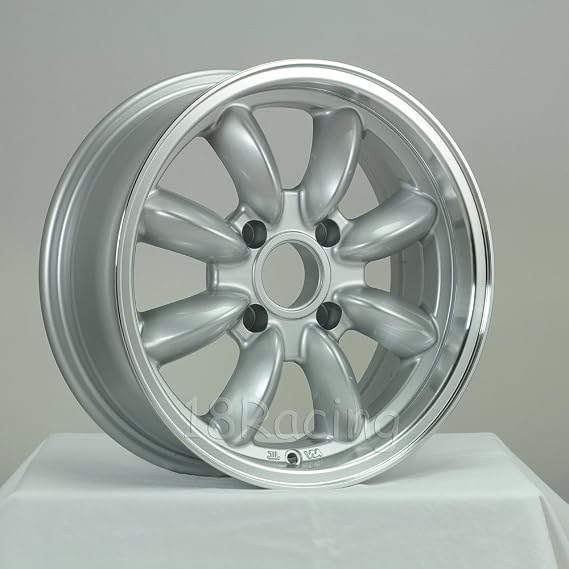 4 Pcs Rota Rb Wheels 16x7 Pcd:4x108 Offset: 30 Hb:73 Silver With Polish Lip