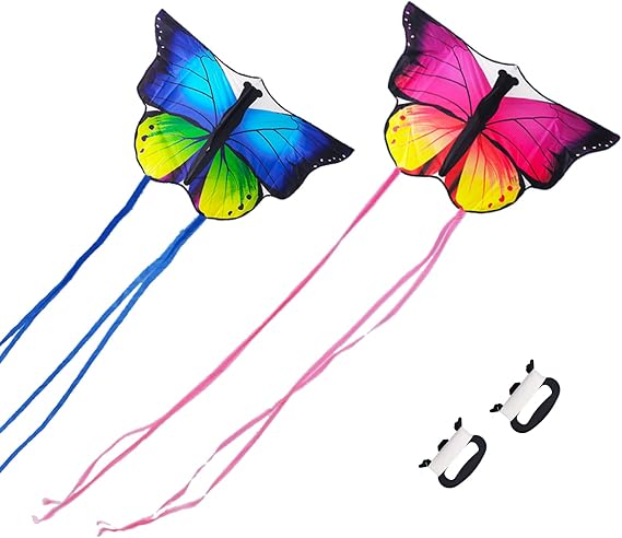 53inch Butterfly Kite with Flying Lines Easy to Fly