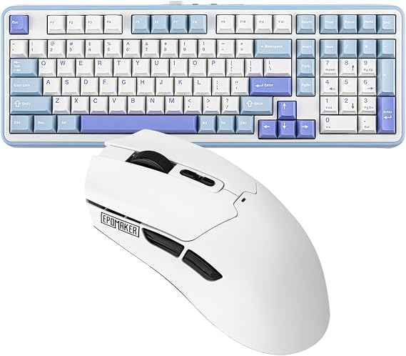 EPOMAKER TH99 Tri-Mode Wireless Mechanical Keyboard+Click Lite Wireless Gaming Mouse