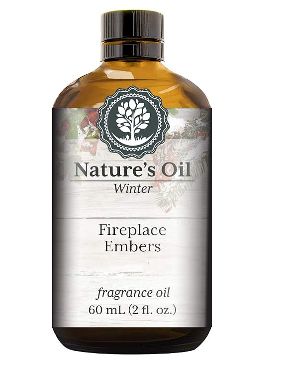 Fireplace Embers Fragrance Oil (60ml) For Diffusers, Soap Making, Candles, Lotion, Home Scents, Linen Spray, Bath Bombs, Slime