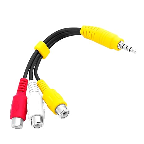 Love your yy AV Adapter Cable Cord, Replacement for TCL TV Audio Video AV Component Adapter Cable Cord, 3 RCA to AV Input Adapter Cable for TCL Television