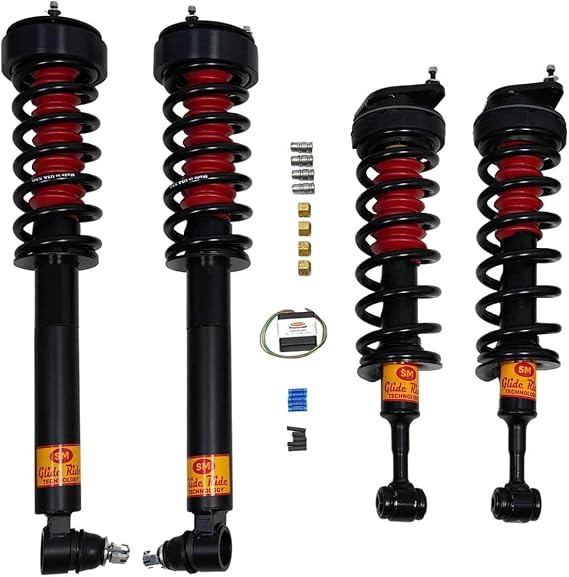 Strutmasters 4-Wheel Hydraulic Suspension Conversion Kit With Light Fix compatible with 2007-2012 Mercedes-Benz SL550 (MX14FM)