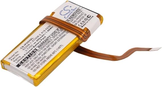 VINTRONS 616-0227, 616-0229, 616-0230, EC008 Battery for Apple iPod G5 30GB A1136, iPod G5 30GB MA002