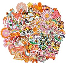 RF-patch 48Pcs Hippie Iron on Patches for Girl, Embroidered Boho Iron on/Sew on Patch for Clothes, Hats, Jeans, Dress, Backpacks, Etc, Machine Washable