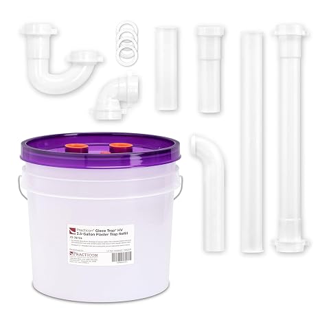 Practicon Gleco Trap 3.5 Gallon HV System, Clay & Plaster Sink Trap Kit