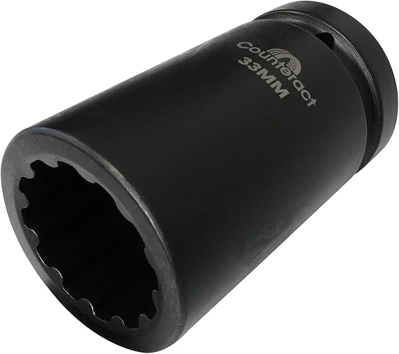 Counteract Socket 6 Way Socket - 33mm - 1" Drive