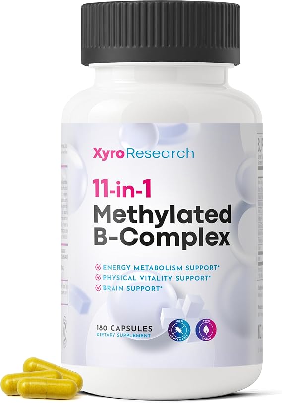 Methylated B-Complex Vitamins, Complete Bioactive B-Vitamins