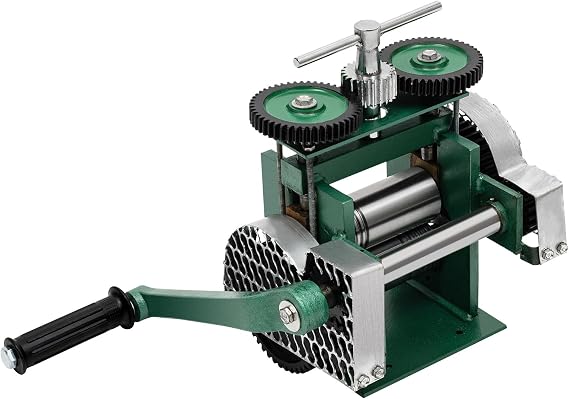 Manual Combination Rolling Mill for Jewelry Design & Repair with Square Line Groove