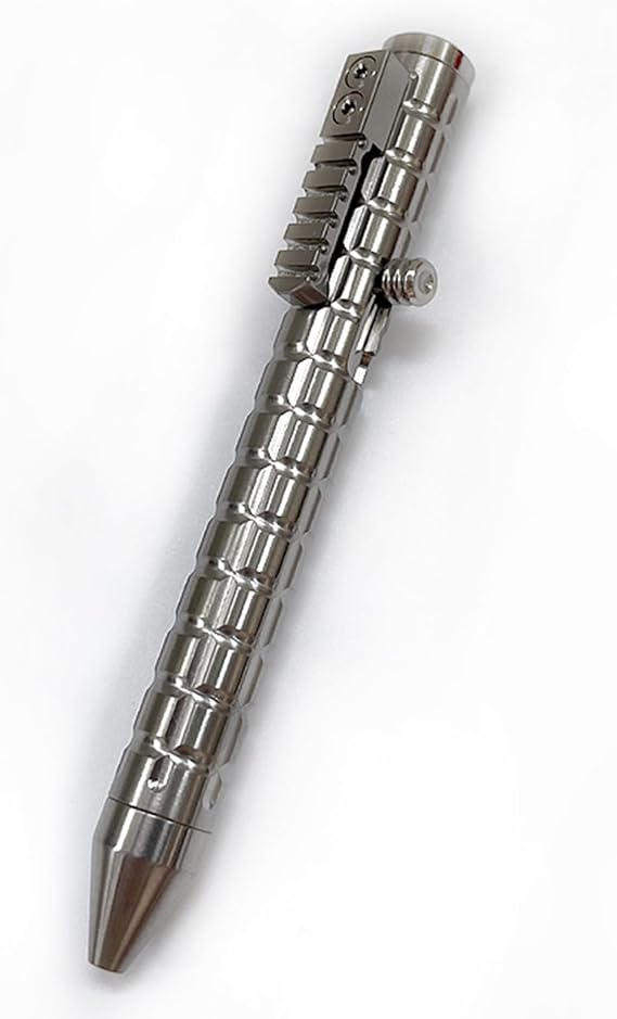 Titanium Writing Pen EDC Gear Outdoor Camping Tool Glass Breaker Tactical Pen, Thunder Version
