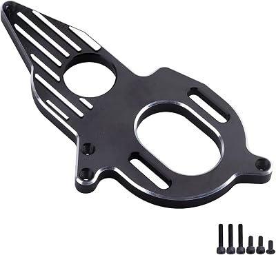 Aluminum Adjustable Motor Mount for Arrma Granite Mega TyphonBig RockSenton 3S OutcastKraton 4S RC Models Car Monster Truck Buggy Replacement Black